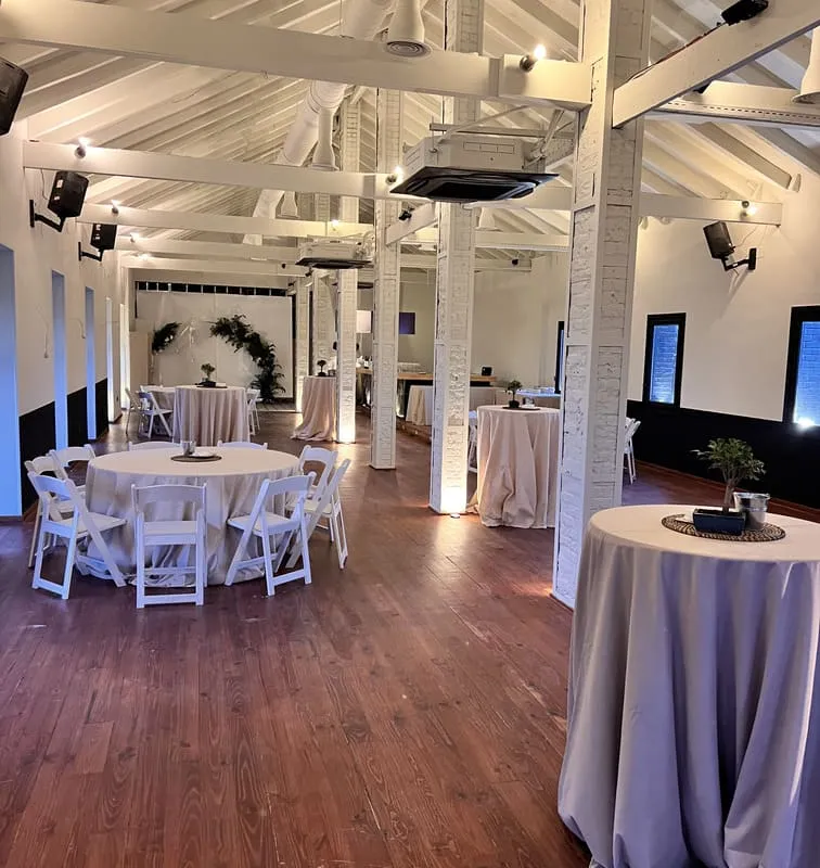 Montaje gastronómico en Sala 18